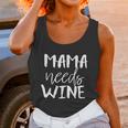 Mousya Mama Needs Wine Letter Print Drinking Women Tank Top