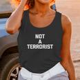 Not A Terrorist Funny Saying Sarcastic Novelty Humor Women Tank Top