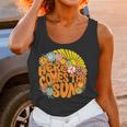 Retro Here Comes The Sun Floral Summer Family Vavation 2022 Women Tank Top