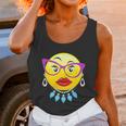 Smiling Emojis Lady Bling Face Glasses Women Women Tank Top