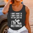 Snoopy Im Retired Women Tank Top