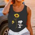Snoopy And Woodstock You Are My Sunshine Sunflower Women Tank Top