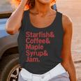 Starfish &Ampamp Coffee &Ampamp Maple Syrup &Ampamp Jam Prince Desig Women Tank Top