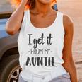 I Get It From My Auntie Creeper Funny Family Baby Jumpsuit Women Tank Top