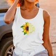 Womens I Am Blunt Because God Rolled Me That Way Sunflower Women Tank Top