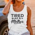 Funny Mom Tired As A Mother Mom Women Tank Top