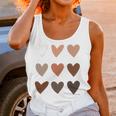 Melanin Skin Tone Hearts Be Kind Black History Month Women Tank Top