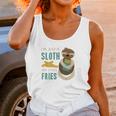 Sloth Who Loves Fries Funny French Fry Gift Women Tank Top