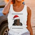 Star Wars Chewie Santa Hat Ugly Christmas Sweater T-Shirt Women Tank Top