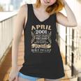 20Th Birthday Decoration April 2001 Men Women 20 Years Old Women Tank Top