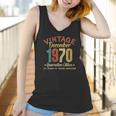 50 Years Old Gifts 50Th Birthday Gift Vintage December 1970 Women Tank Top