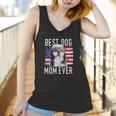 American Flag Best Dog Mom Ever Women Tank Top