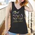 April 2002 20 Years Old Sunflower Floral 20Th Birthday Gift Women Tank Top