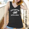 Azteca Horse Rider Equestrian Horseriding Gift Women Tank Top