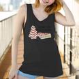 Blood Type Little Debbie Inspired Christmas Tree Snack Cake Women Tank Top