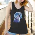 Call Of The Wild Howling The Full Moon Alpha Wolf Women Tank Top