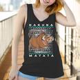 Disney Lion King Pumba Ugly Christmas Graphic T-Shirt Women Tank Top