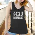 Distressed Intensive Care Unit Nurse Gift Icu Nurse Women Tank Top