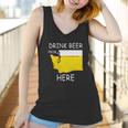 Drink Beer From Washington State Flag Vintage Funny Tshirt Women Tank Top