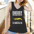 Easily Distracted By Banana Slugs Women Tank Top