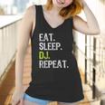 Eat Sleep Dj Disc Jockey Funny Deejay Cool Gift Christmas Women Tank Top