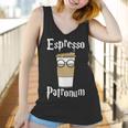 Espresso Patronum Funny Coffee Women Tank Top