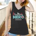 Frontline Hero Med Tech Essential Workers Thank You Nurses Graphic Design Printed Casual Daily Basic Women Tank Top