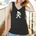 Funny Bigfoot Abominable Snowman Christmas Tree Gift Women Tank Top