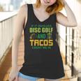 Funny Disc Golf Mens Taco Lover Frisbee Golfer Women Tank Top