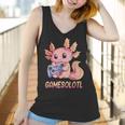 Gamesolotl Axolotl Video Gamer Kawaii Pastel Goth Anime Boys V4 Men Women T-Shirt Graphic Print Casual Unisex Tee Women Tank Top