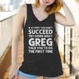 Greg Gift Name Personalized Birthday Funny Christmas Joke Gift Women Tank Top