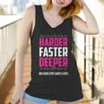 Harder Faster Deeper Because Cpr Saves Lives Funny Nurse Women Tank Top