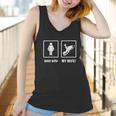 Highmark Your Wife My Wife Funny Snowmobile Women Tank Top