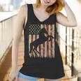 Horse American Flag Usa Patriotic Stallion Gift Women Tank Top