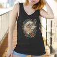 Jackalope With Flowers Women Tank Top