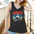 Jaws Retro Colors Shark Rainbow Women Tank Top