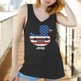 Jeep Duck American Flag Gift For Patriotic Women Tank Top