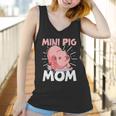 Mini Pig Piglet Swine Farm Animal Piggy Cute Pig Mom Gift Graphic Design Printed Casual Daily Basic Women Tank Top