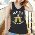 Mugs Not Drugs Funny St Patricks Day Beer Women Tank Top