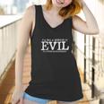 I Am Not A Minion Of Evil Graphic Adult Humor Novelty Sarcastic Funny Women Tank Top