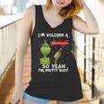 Official Christmas Sweater Im Holding A Budweiser Grinch Funny Beer Xmas Shirt Va11 Women Tank Top