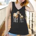 Palomino Pinto Mare Foal Paint Horses Women Tank Top