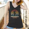 Phoenix Arizona Cactus Vintage Retro Desert Souvenir Gift Women Tank Top