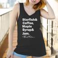 Prince Starfish Coffee Maple Syrup And Jam Women Tank Top