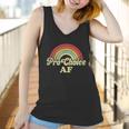 Pro Choice Af Pro Abortion Rainbow Feminist Retro Vintage Women Tank Top