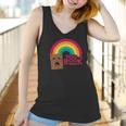 Read A Book Necronomicon Rainbow Funny Horror Graphic Women Tank Top