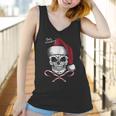 Skull Bah Humbug Christmas Funny Santa Women Tank Top