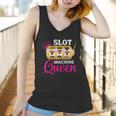 Womens Slot Machine Queen Funny Casino Gambling Women Tank Top