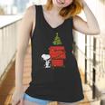 Snoopy And Christmas Tree Women Tank Top