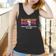 Snoopy Dunkin Donuts Coffee Because Adulting Is Hard Shirt Women Tank Top